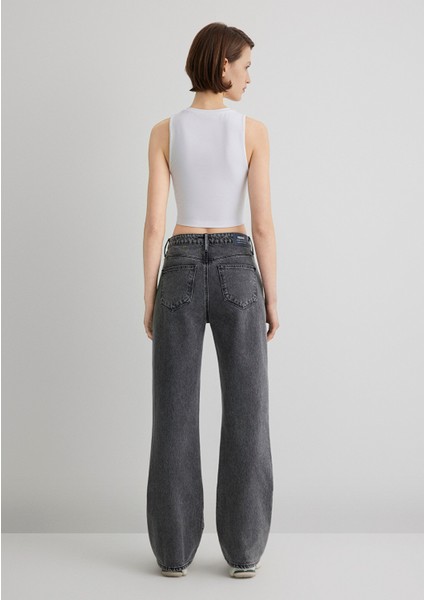 Victoria Classic Denim Koyu Gri Jean Pantolon 101072-89232
