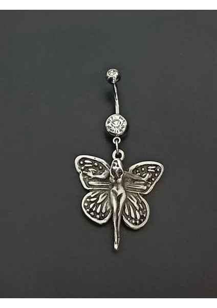 Cerrahi Çelik Sallantılı Göbek Piercing