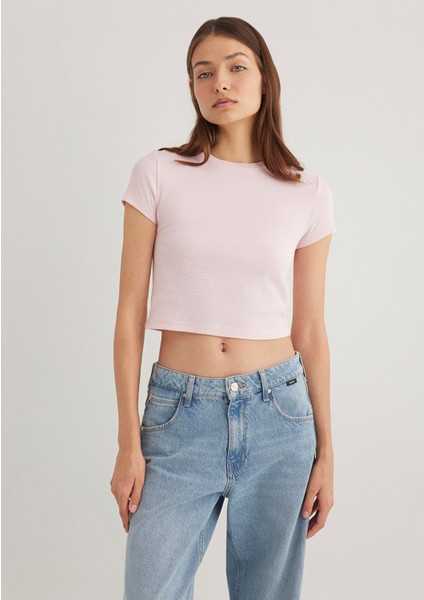 Pembe Basic Tişört 1600814-89200