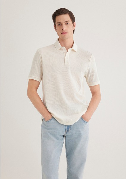 Ekru Polo Tişört 0612521-70057 fiyatları