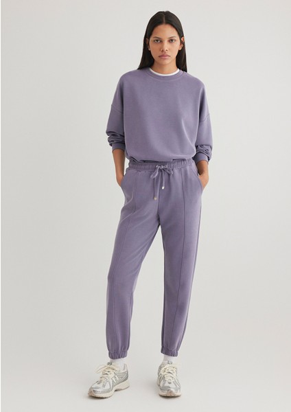 Lux Touch Tencel Tm Mor Modal Eşofman Altı 1600453-70608