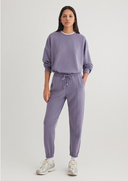 Lux Touch Tencel Tm Mor Modal Eşofman Altı 1600453-70608