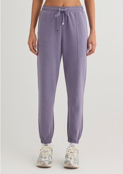 Lux Touch Tencel Tm Mor Modal Eşofman Altı 1600453-70608