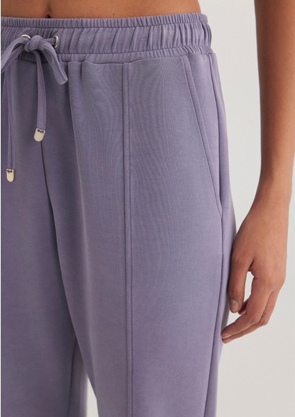 Lux Touch Tencel Tm Mor Modal Eşofman Altı 1600453-70608