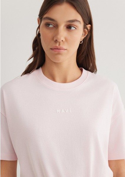 Mavi Baskılı Pembe Tişört 1612518-89200 modelleri
