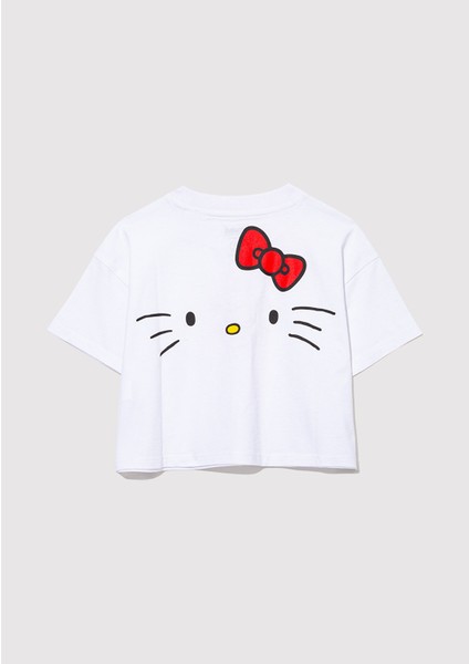 Hello Kitty Baskılı Beyaz Tişört 7610307-620 indirimleri