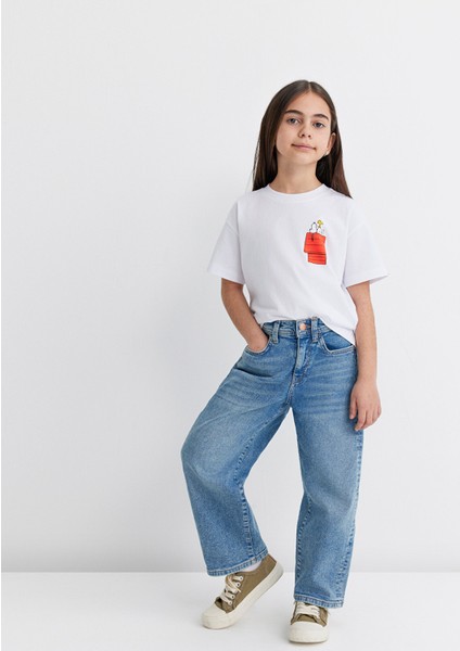 Peanuts Baskılı Beyaz Tişört 7610295-620