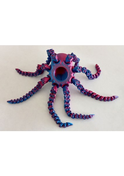 Oyuncak Ahtapot Oynar Eklemli 5 x 20 cm Dekoratif Biblo modelleri