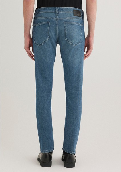James Lux Black Gölgeli Puslu Indigo Mavisi Jean Pantolon 0042489352