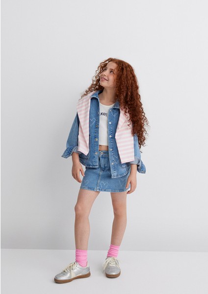 Lulu Açık Mavi Jean Gömlek 7210002-89486