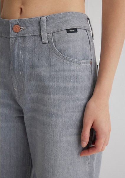 Malibu Kolej Açık Gri Jean Pantolon 1010152-89199
