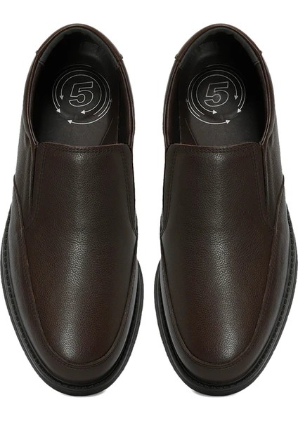 5 Nokta 107588.M 4fx Termo Kaymaz Taban Deri Günlük Confort Erkek Ayakkabı Kahve indirimleri