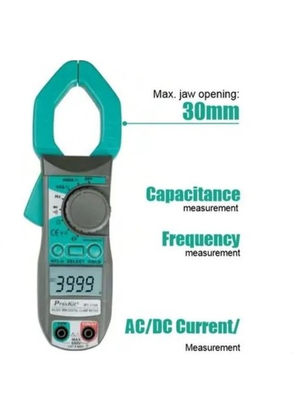 MT-3109 Ac/Dc 400A Dijital Pensampermetre