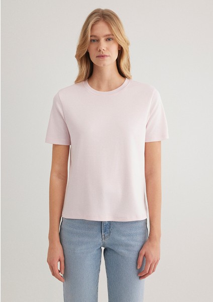 Pembe Basic Tişört 1612916-89200