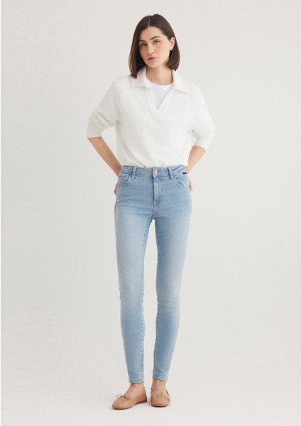Tess Gold Premium Açık Mavi Jean Pantolon 100328-86448