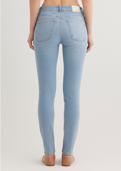 Tess Gold Premium Açık Mavi Jean Pantolon 100328-86448