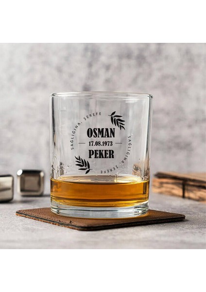Şık Kutulu Desen Işlemeli Viski Bardağı fiyatları