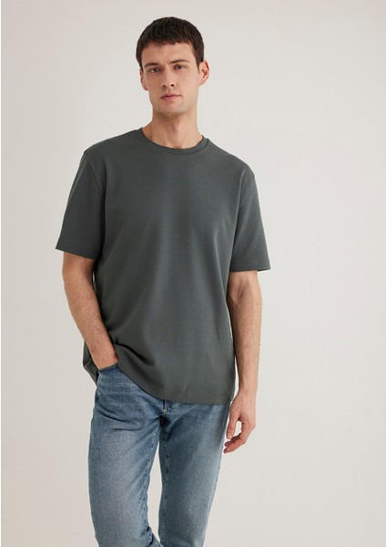 Mavi Black Yeşil Basic Tişört 0612731-71598