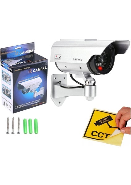 Kırmızı Ledli Bullet Maket Kamera (4887)