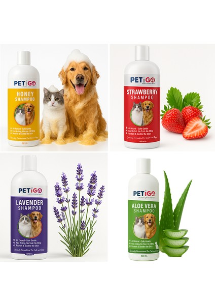 8’li Premium Kedi Köpek Bakım Seti – Şampuan, Göz & Kulak Damlası, Biotin, Somon Yağı ve Daha Fazlası