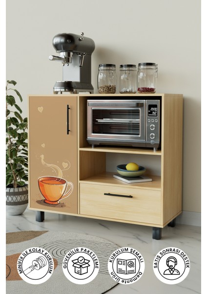 Bold Brew Design "dafni" Kahve Köşesi Mutfak Dolabı