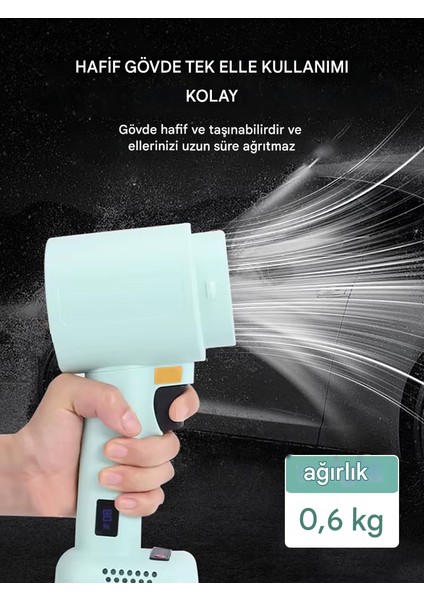 1600K Turbo Jet Fan Fırçasız Motor Güçlü Hava Fanı 100000 Rpm fırsatları