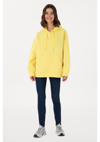 Kadın Sarı Sweatshirt 50292370-VR044