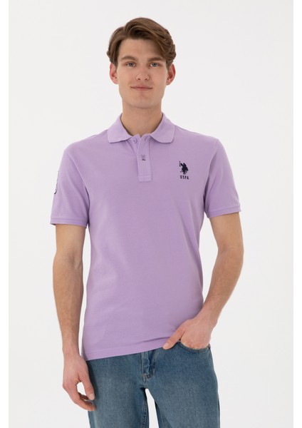 Erkek Lila Tişört Basic 50305929-VR034
