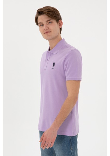 Erkek Lila Tişört Basic 50305929-VR034