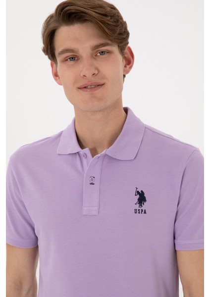 Erkek Lila Tişört Basic 50305929-VR034