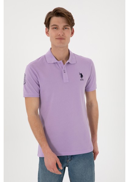 Erkek Lila Tişört Basic 50305929-VR034