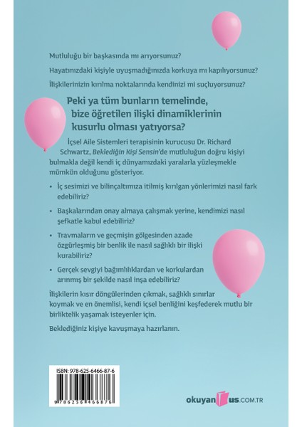 Beklediğin Kişi Sensin - İçsel Aile Sistemleri Modelinin Yakın Ilişkilere Uygulanması - Richard Schwartz