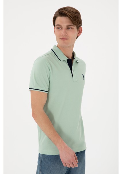 Erkek Su Yeşili Tişört Basic 50305980-VR048