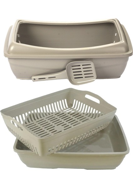 Açık Süzeçli Elekli Kedi Tuvaleti 37X49X17 cm fiyatları