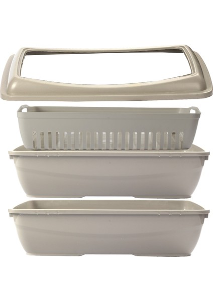 Açık Süzeçli Elekli Kedi Tuvaleti 37X49X17 cm modelleri