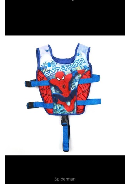 Spiderman Can Yeleği Köpük Ve Kayış 2-8 Yaş Arası