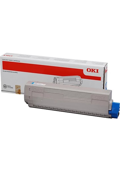 43487721 Sarı Orjinal Toner 6000 Sayfa (C8600 C8800)