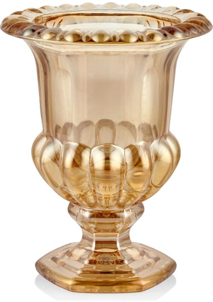 Seta Crystal Vazo Küçük Amber 22,5 x 17,5 cm