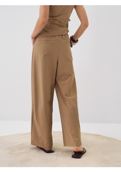 Kadın Camel Oversize Pantolon indirimleri