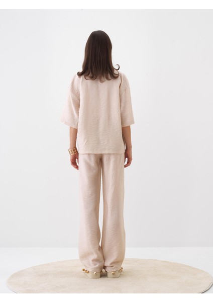 Kadın Naturel Oversize Pantolon indirimleri