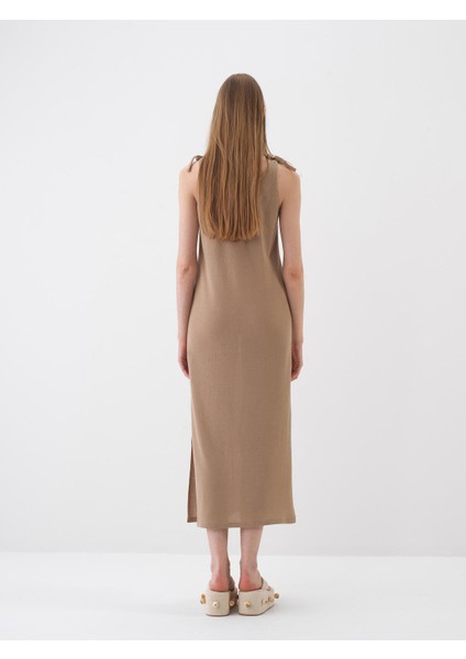 Camel Regular Fit Pamuklu Elbise indirimleri