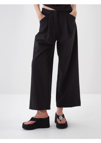 Siyah Oversize Pantolon