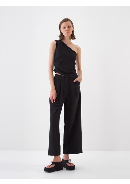 Siyah Oversize Pantolon