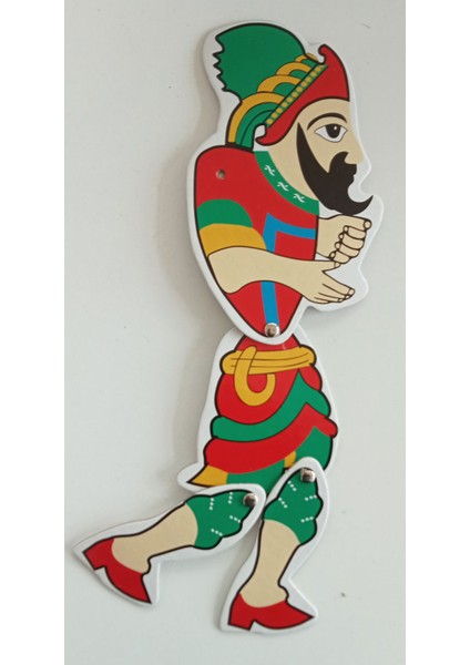 Karton Kutulu Karagöz Hacivat Kukla Seti 25 cm 2 Li Set
