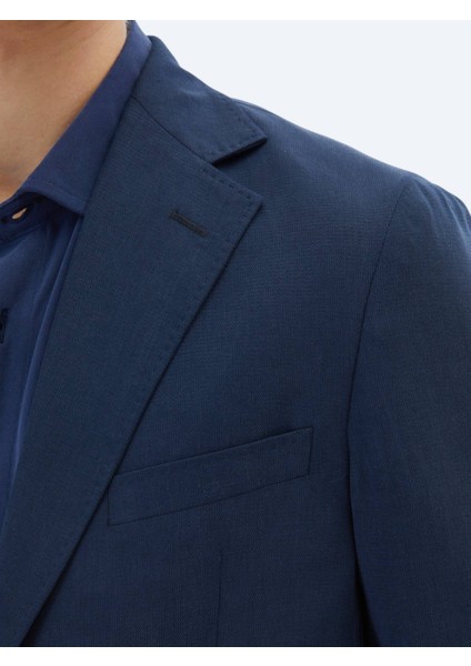 Lacivert Desenli Modern Fit Takım Elbise indirimleri