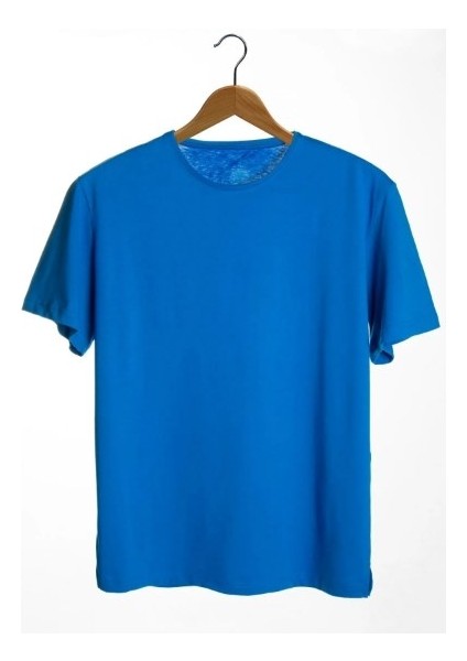 Erkek Slim Fit Bisiklet Yaka Kısa Kol Tişört