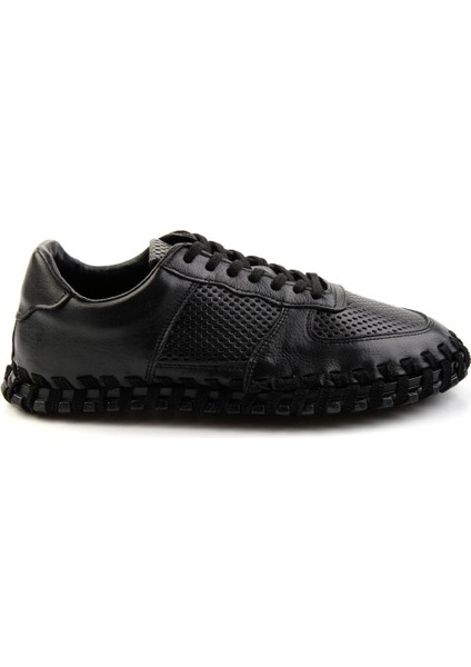 Siyah Leather Erkek Casual Ayakkabı E01728023043