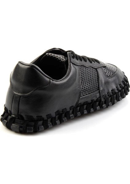 Siyah Leather Erkek Casual Ayakkabı E01728023043 modelleri