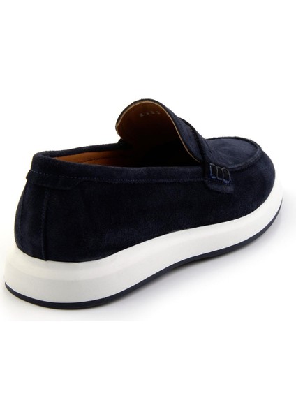 Lacivert Leather Erkek Casual Ayakkabı E01587238302 modelleri
