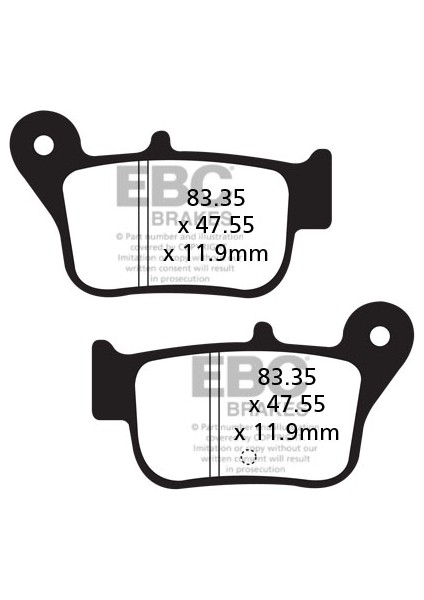 Arka Fren Balatası Sym MAXSYM400 -MAXSYM600 Abs